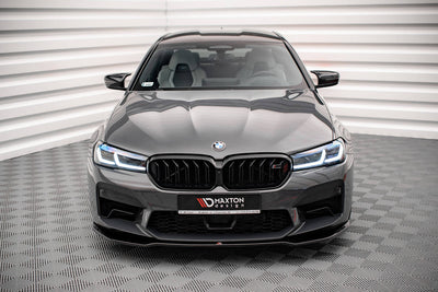 Front Läpp / Splitter V.2 BMW M5 F90 LCI (Blank Svart)