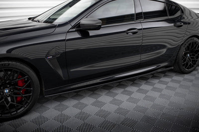Side Skirts / Sidokjolar BMW M8 F93 / G16 8-Serie (Blank Svarta)