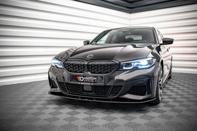 Fram Läpp / Splitter BMW G20, G21 3-Serie M-Sport (Blank Svart) - Kafi Racing