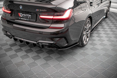 Bakre Sido Splitters BMW G20, G21 (Blank Svarta) - Kafi Racing