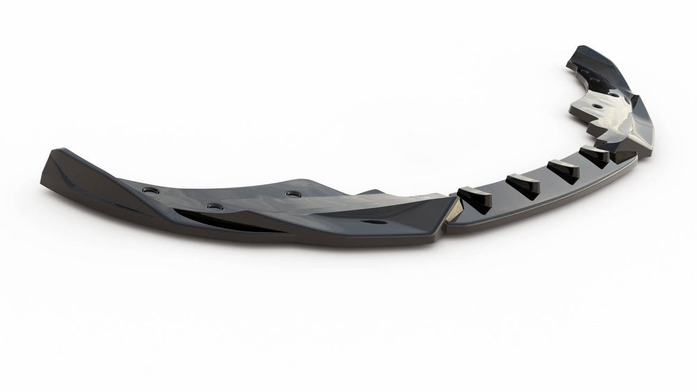 Fram Splitter / Läpp V.2 BMW G22, G23, G26 4-Serie (Blank Svart) - Kafi Racing