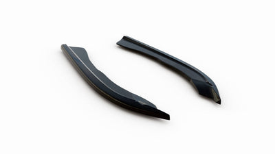 Bakre Sido Splitters V.5 BMW G22, G23, G26 4-Serie (Blank Svarta) - Kafi Racing