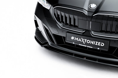 Front Splitter V.1 BMW G60, G61 5-Serie (Blank Svart)
