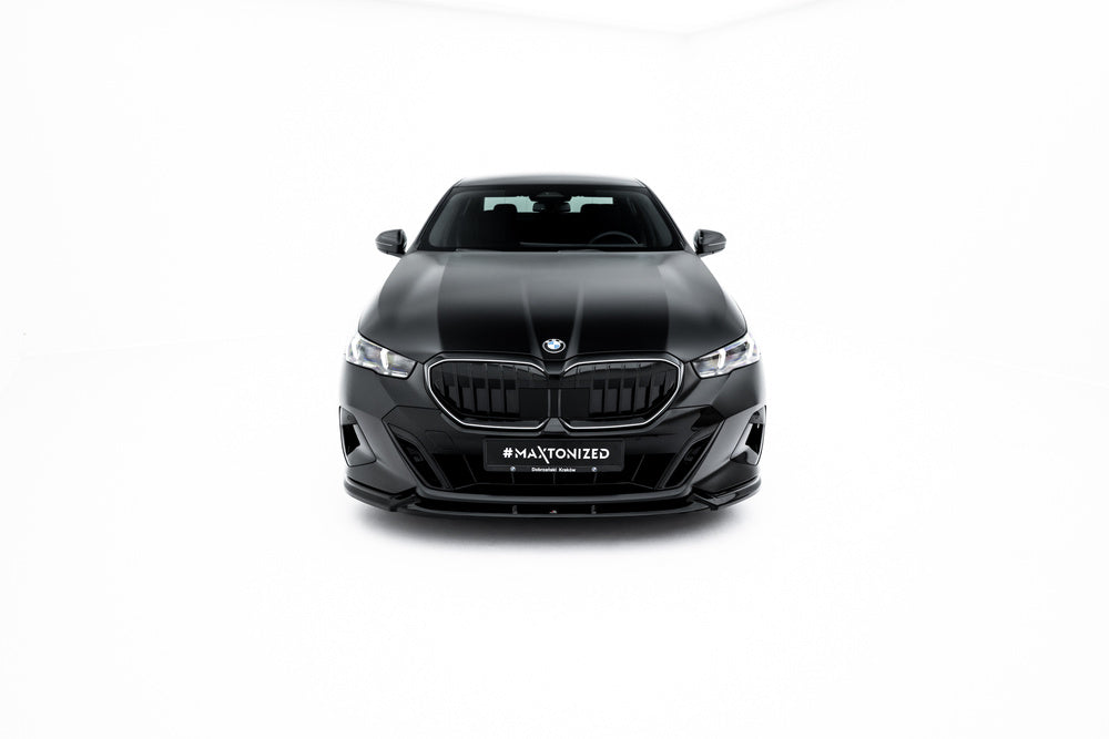 Front Splitter V.1 BMW G60, G61 5-Serie (Blank Svart)