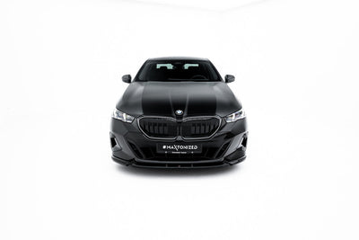 Front Splitter V.1 BMW G60, G61 5-Serie (Blank Svart)