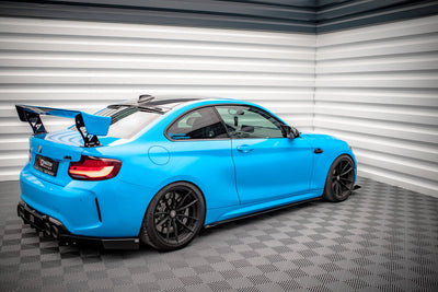 Side Skirts / Sidokjolar  BMW M2 F87 (Blank Svarta) - Kafi Racing