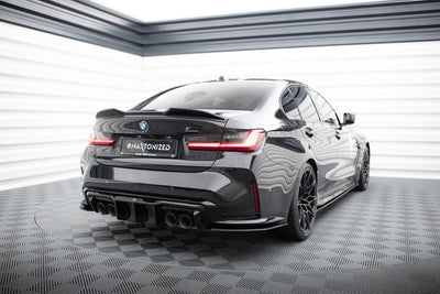 Diffuser BMW M3/M4 G80, G81, G82, G83 (Blank Svart) - Kafi Racing