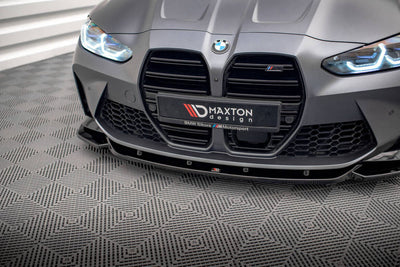 Front Splitter / Läpp V.2 BMW M3 G80, G81 (Blank Svart) - Kafi Racing