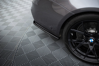 Bakre Sido Splitters / Sidoextensions BMW M3 F80 (Blank Svarta) - Kafi Racing