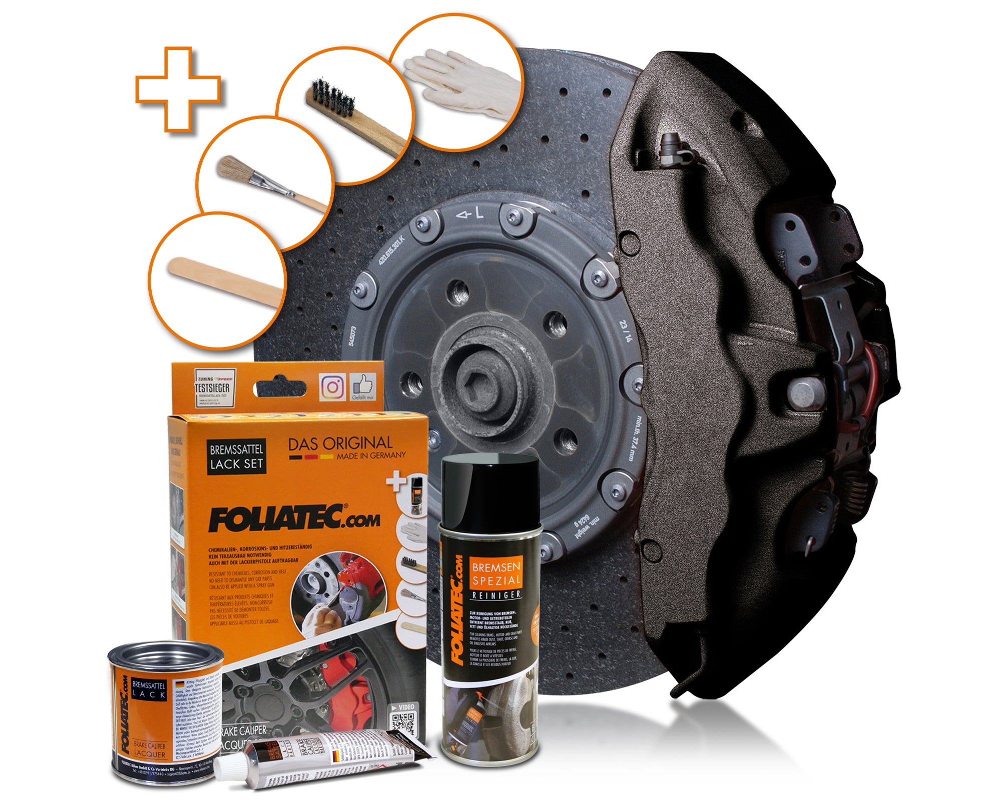 Brake Caliper Paint - Carbon Metallic (Complete Kit)