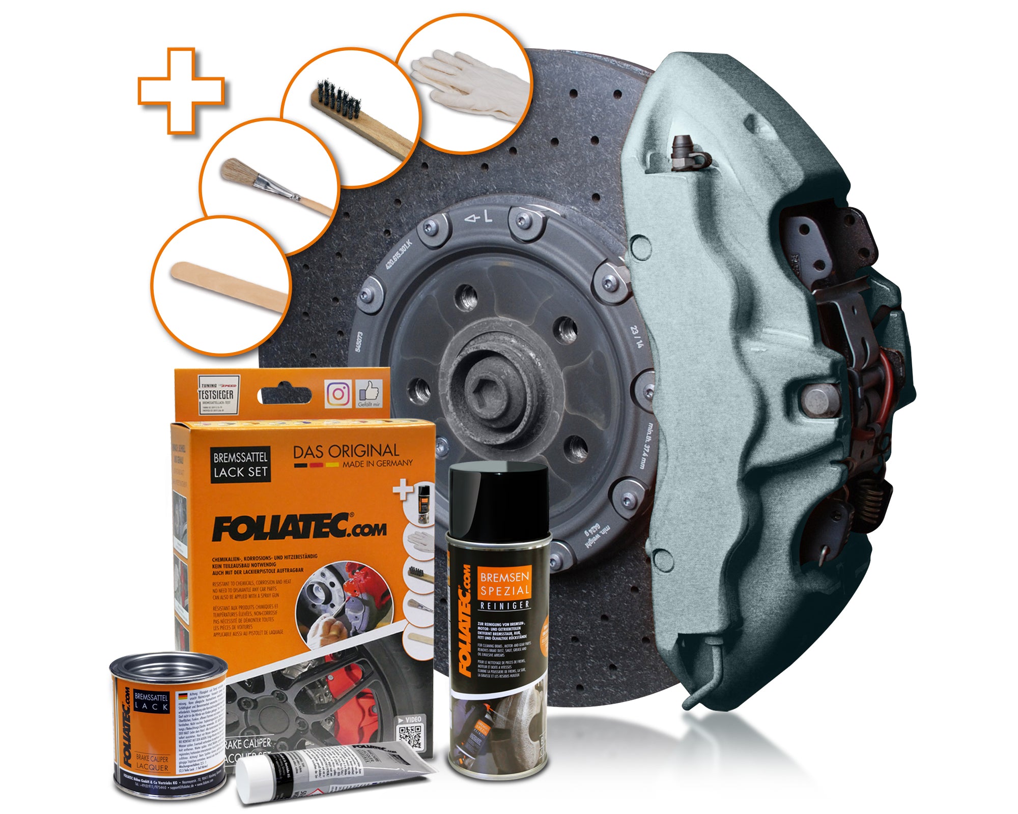 Brake Caliper Paint - Marina Bay Silver (Complete Kit)