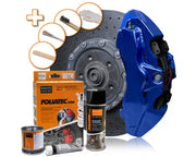Bromsoksfärg - Performance Blue (Complete Kit)