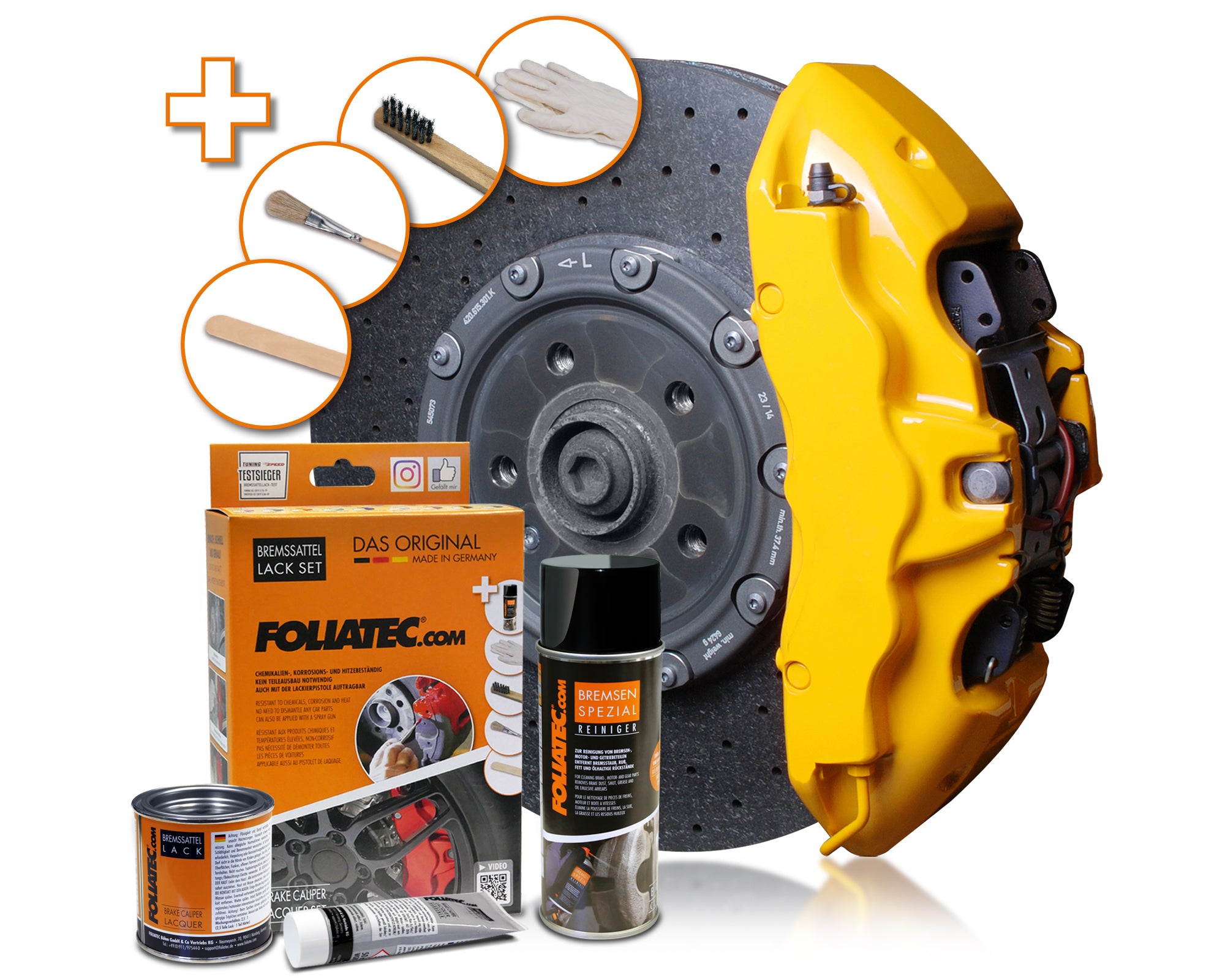 Brake Caliper Paint - Performance Yellow (Complete Kit)