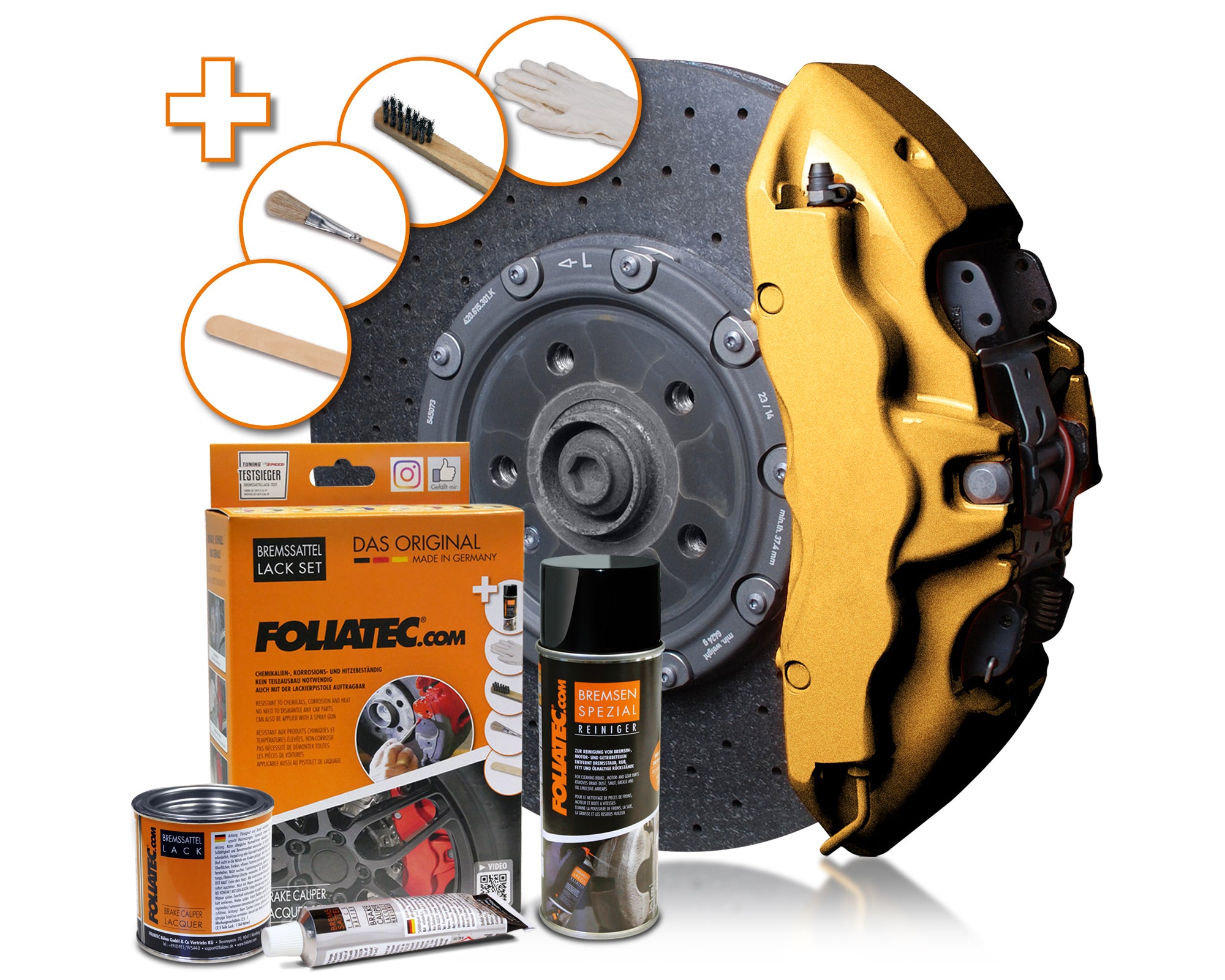 Brake Caliper Paint - Prestige Gold (Complete Kit)