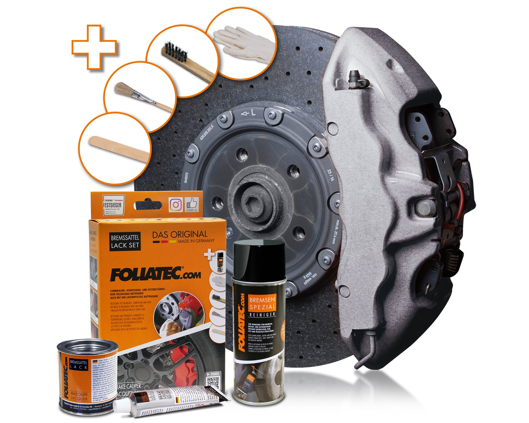 Brake Caliper Paint - Silver Metallic (Complete Kit)