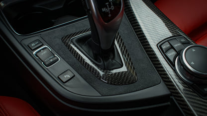 BMW F-Series Alcantara & Carbon Fiber Console Frame