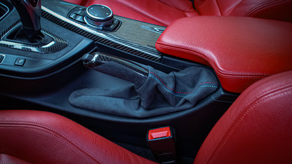 BMW Carbon Fiber/Alcantara Handbrake M-Stitching (F-Series M2,M3,M4)