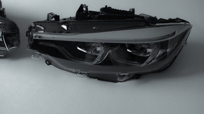 BMW Ikon LED Style Headlights – White & Yellow DRL Switchable (4 SERIES,M3,M4)
