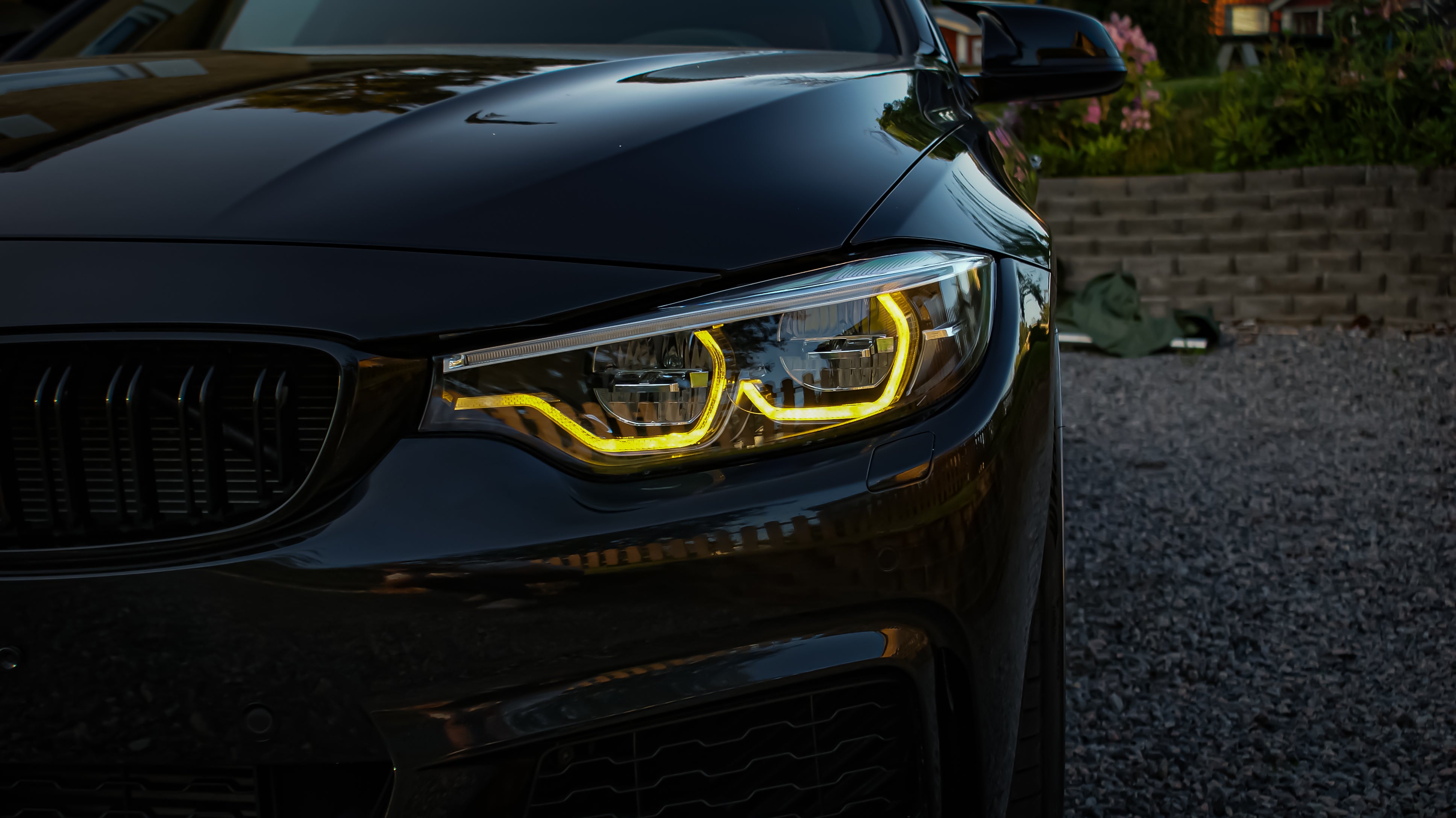 BMW Ikon LED Style Headlights – White & Yellow DRL Switchable (3 SERIES)