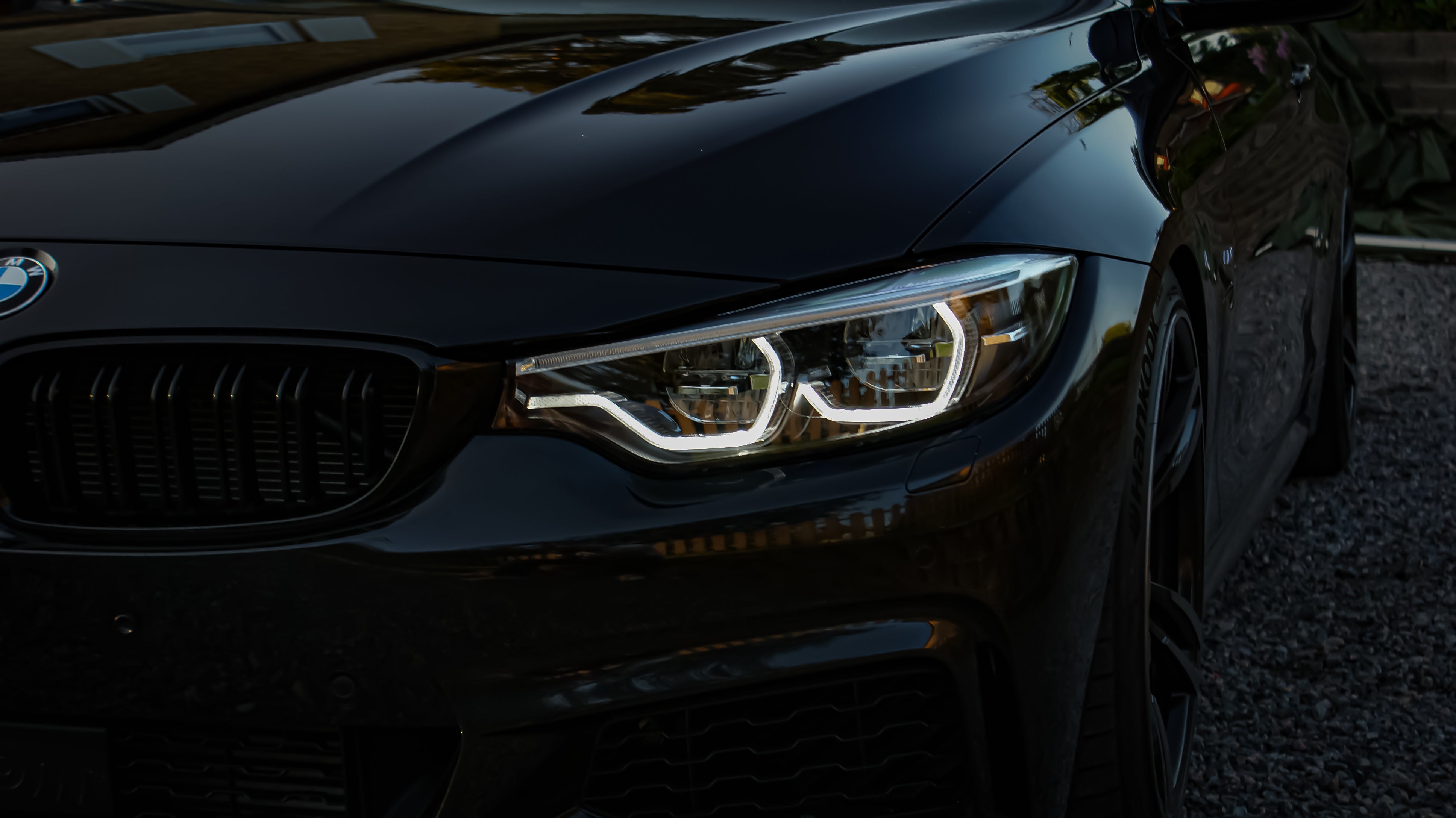 BMW Ikon LED Style Headlights – White & Yellow DRL Switchable (4 SERIES,M3,M4)