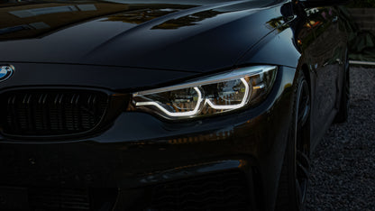 BMW Ikon LED Style Headlights – White & Yellow DRL Switchable (4 SERIES,M3,M4)