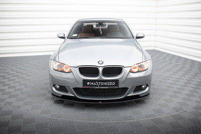 Fram Splitter / Läpp V.2 BMW E92, E93 3-Serie (Blank Svart) - Kafi Racing