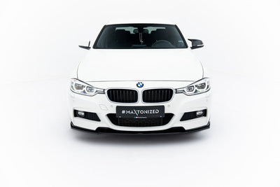 Fram Läpp / Splitter BMW F30, F31 M-Sport (Blank Svarta) - Kafi Racing