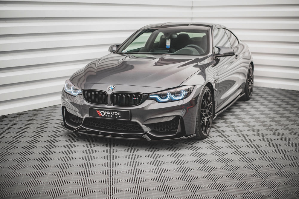 Spliter / Frontspoiler BMW M4 F82 (Blank Svart) - Kafi Racing