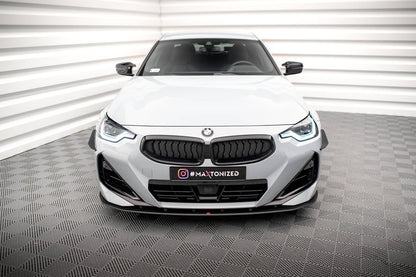 Street Pro Front Splitter / Lip BMW 2-Series G42 (Gloss Black)