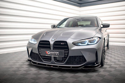 Front Splitter / Läpp V.2 BMW M3 G80, G81 (Blank Svart) - Kafi Racing