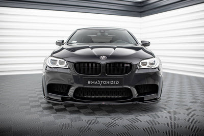 Front Splitter / Läpp BMW M5 F10 (Blank Svart)
