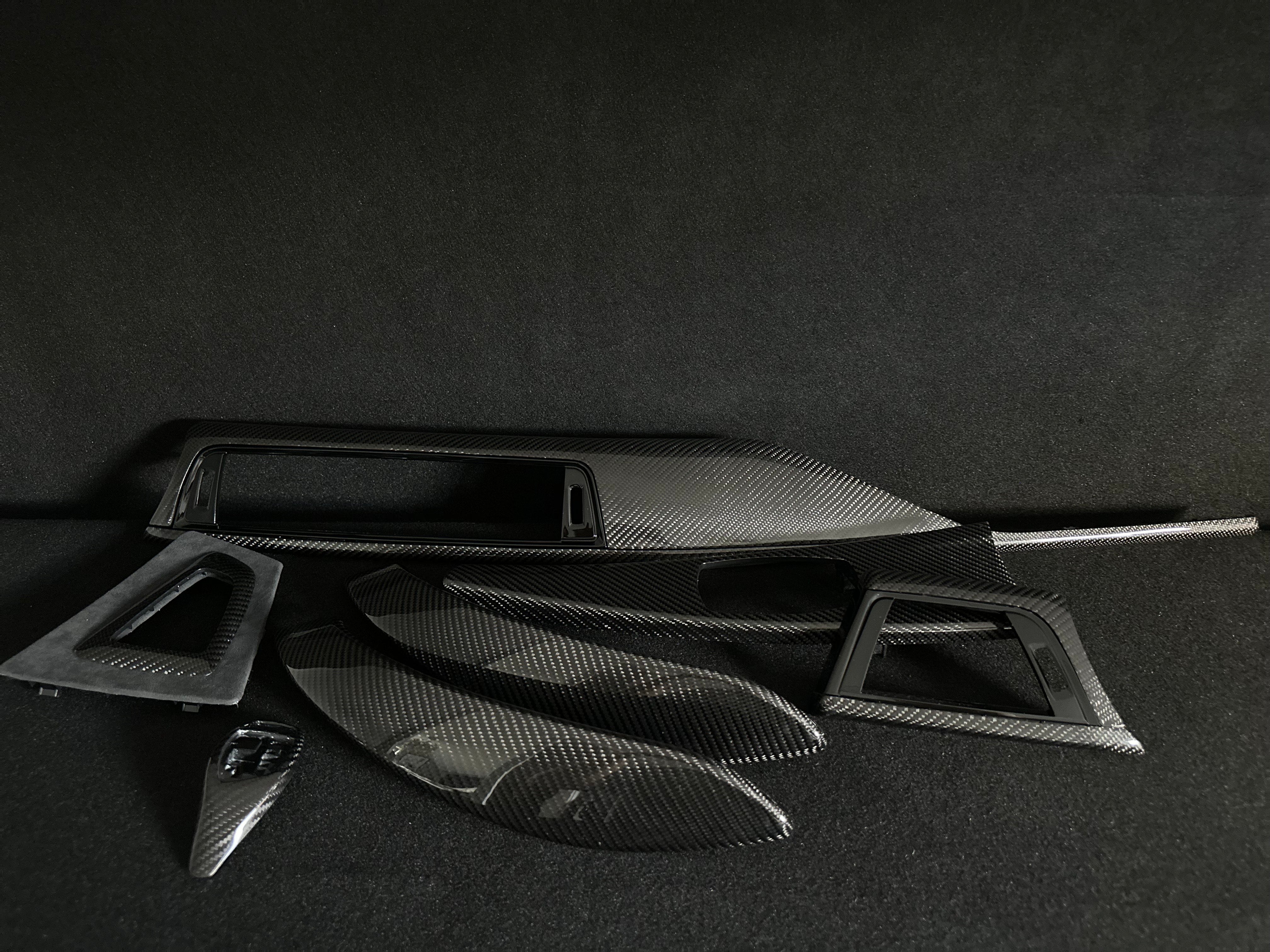 BMW F-Series Carbon Fiber Interior Moldings - SET