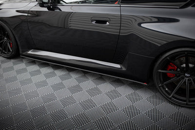 Side Skirts / Sidokjolar BMW M2 G87 (Blank Svarta) - Kafi Racing