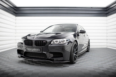Front Splitter / Läpp BMW M5 F10 (Blank Svart)