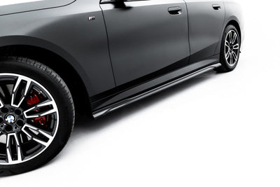 Side Skirts / Sidokjolar V.1 BMW G60, G61 5-Serie (Blank Svarta)
