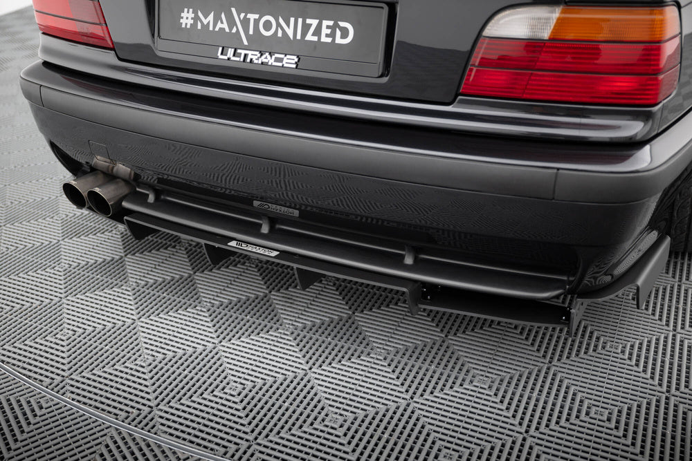 Bakre Diffuser BMW E36 M3 / E36 3-Serie (Blank Svart) - Kafi Racing