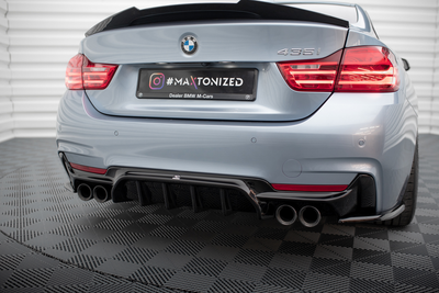 Diffuser BMW F32, F33, F36 4-Serie - (För Fyra Utblås) 2 & 2 - Kafi Racing