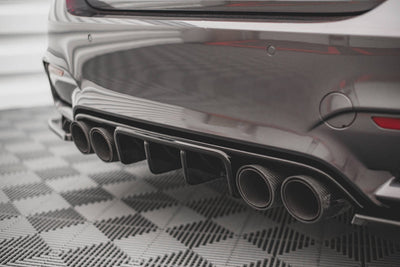 Diffuser BMW M4 F82, F83 (Blank Svart) - Kafi Racing