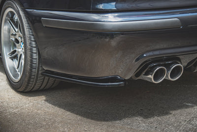 Bakre Sido Splitters BMW E39 M5 / 5-Serie E39 (Blank Svarta)