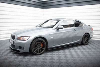 BMW E92, E93 Side Skirts / Sidokjolar (Blank Svarta) - Kafi Racing