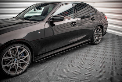 Side Skirts / Sidokjolar BMW G20, G21 3-Serie (Blank Svarta) - Kafi Racing