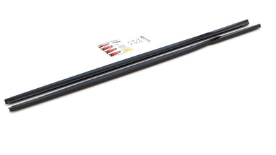 Side Skirts / Sidokjolar BMW G20, G21 3-Serie (Blank Svarta) - Kafi Racing
