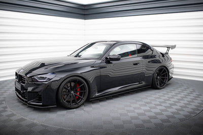 Side Skirts / Sidokjolar BMW M2 G87 (Blank Svarta) - Kafi Racing
