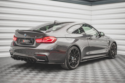 Side Skirts / Sidokjolar V.2 BMW M4 F82, F83 (Blank Svart) - Kafi Racing