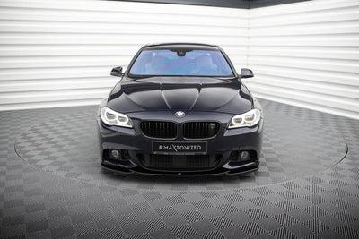 Front Splitter V.4 BMW F10, F11 5-Serie (Blank Svart) - Kafi Racing