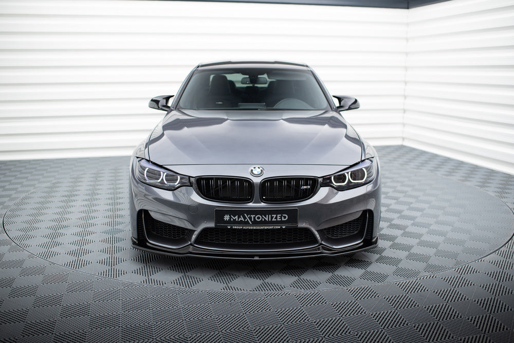 Front splitter / Läpp BMW F80 M3 (Blank Svart) - Kafi Racing