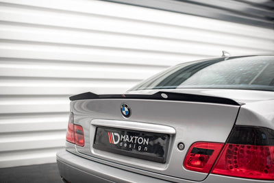 Bakspoiler / Vinge BMW E46 3-Serie Sedan (Blank Svart) - Kafi Racing