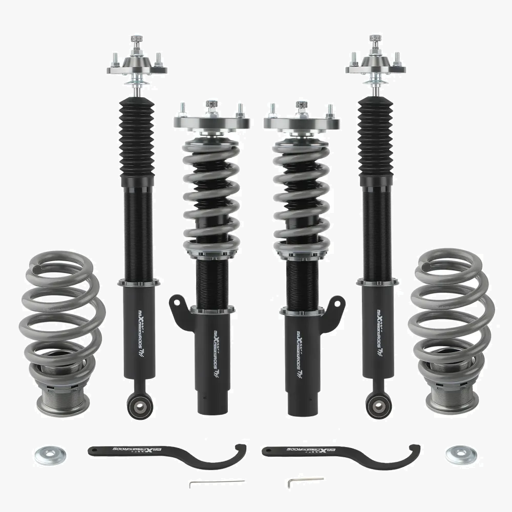 BMW E46 3-Series Coilovers - Adjustable Camber & Suspension for Street & Track