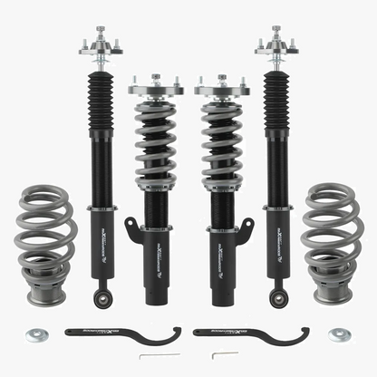 BMW E46 3-Series Coilovers - Adjustable Camber & Suspension for Street & Track