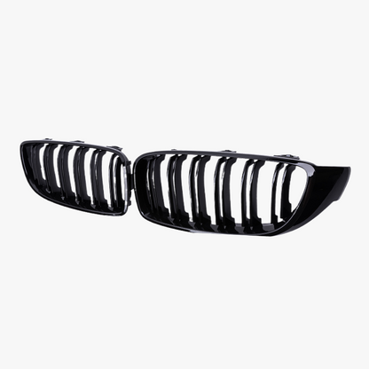 BMW F32/F33/F36 Grill Kidneys Gloss Black - Set
